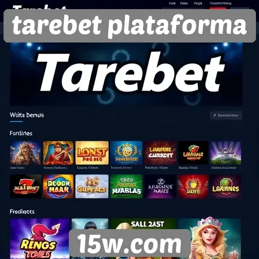 Tarebet Plataforma oferece diversidade de jogos para usuários